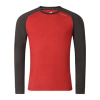 CC NDR mens functional long sleeve T-shirt anthracite/terracotta