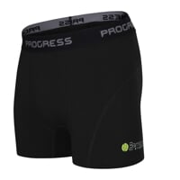 E SKN pánské boxerky s bambusem černá/sv.zelené prošití