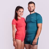 E SKN pánské boxerky s bambusem zelená