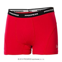 E SKN pánské trenýrky boxerky s bambusem červená