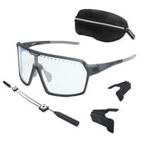 ENDURO PHC - EXCLUSIVE SET fotochromatické brýle s doplňky černá mat/šedá