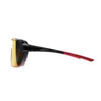ENDURO RED-R BLK/RED sportovní sluneční brýle lesklá černá/červená