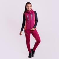 FANTOMA VEST die Damen-Hybridweste burgunderrot