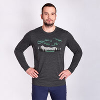 LOKI "AURORA" das Herren-T-Shirt grau melange