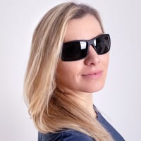 LOOKER POL BLK die Sonnenbrille mit polarisierten Gläsern schwarz
