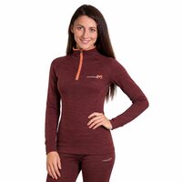 MB TRZZ dámsky termo rolák so sipsom plum/apricot