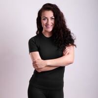 MS NKRZ das Damen-Funktionsshirt schwarz