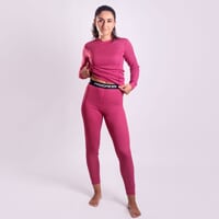 MS SDNZ die Damen Lange Unterhose wein rot