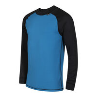 MS TDR men's functional T-shirt black (grey)/petroleum (lt.blue)