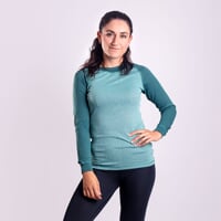 MS TDRZ Das Damen-Funktionsshirt grün (grau)/ mint (grau)