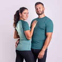 MS TKRZ Das Damen-Funktionsshirt grün (grauú/ mint (grau)