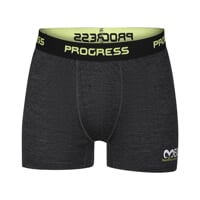 MW SKN pánské merino boxerky černý melír