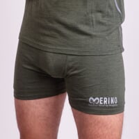MW SKN pánské merino boxerky khaki melír