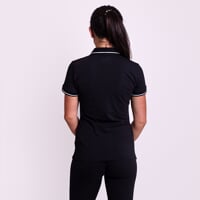 ORIGINAL POLO BAMBUS das Bambus-Poloshirt für Damen schwarz