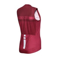 PEONY  das ärmellose Radtrikot Burgund