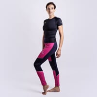PRODIGY LADY dámske zimné elastické nohavice čierná/fuchsie