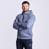PROMINENT pánska mikina s kapucňou sivo-modrá