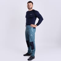PROTREK MAN pánské outdoorové kalhoty s merinem petrol/černo-modrá