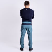 PROTREK MAN pánské outdoorové kalhoty s merinem petrol/černo-modrá