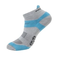 RUNNING SOX běžecké ponožky sv.šedá/tyrkysová