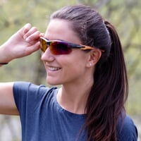 SAFARI RED-R BLK/ORG sports sunglasses black/orange