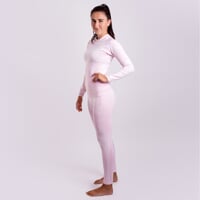 SEAMLESS-BAMBOO SET LADIES Thermo-Unterwäsche-Set burgundrot/pink