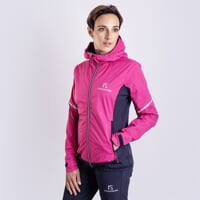 SNOWFLAKE dámská laminátová bunda fuchsie/černo-modrá