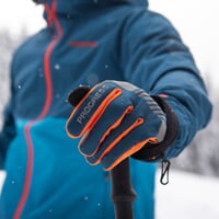 SNOWSPORT GLOVES winter cross-country skiing gloves navy/curry