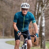SOLAR pánský cyklistický dres černá