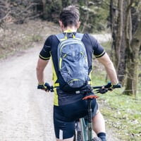 SPEED 15L cycling backpack grey/lime