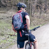 SPEED 15L cycling backpack grey/red
