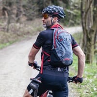 SPEED 15L cycling backpack grey/red