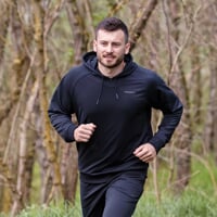 SYMBOL HOODY pánska mikina s kapucňou čierna