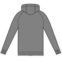 SYMBOL HOODY pánska mikina s kapucňou sivý melír