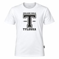 T-Shirt Herren weiß Bambus Grundschule J.K.TYLA weiß A