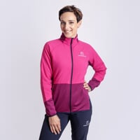 TARJA JKT dámska hybridná bunda s merinom fuchsie/ostružina