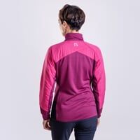 TARJA JKT dámska hybridná bunda s merinom fuchsie/ostružina