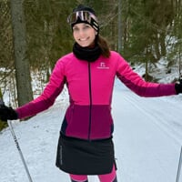TARJA JKT dámska hybridná bunda s merinom fuchsie/ostružina