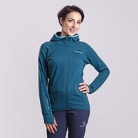 TISPA HOODY MERINO dámska športová mikina zelená