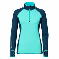 TISPA ladies short zip jacket petrol/mint