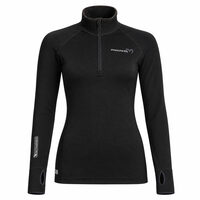 TISPA ZIP MERINO dámská funkční sportovní mikina čierna