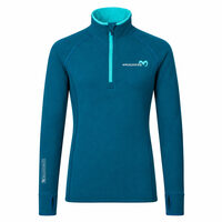 TISPA ZIP MERINO dámská funkční sportovní mikina petrol