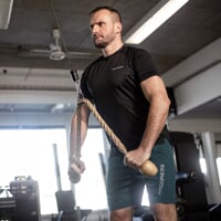 TOPIC men's sports shorts petroleum