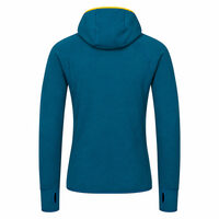 TOREZ MERINO HOODY pánská funkční mikina s kapucí petrolblau