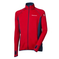 TOREZ mens sports full zip jacket black/petroleum blue sew.