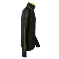 TOREZ ZIP mens sports short zip jacket black/lime