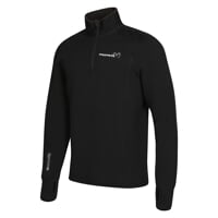 TOREZ ZIP MERINO pánská funkční mikina s krátkým zipem čierna