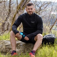 TOREZ ZIP MERINO pánská funkční mikina s krátkým zipem čierna