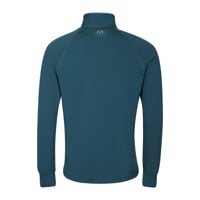 TOREZ ZIP MERINO pánská funkční mikina s krátkým zipem zelená