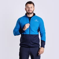 TORSTEN JKT pánská hybridní mikina s merinem modrá/černo-modrá